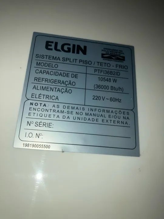 Evaporadora Split Elgin 32.000 BTU - Foto 3