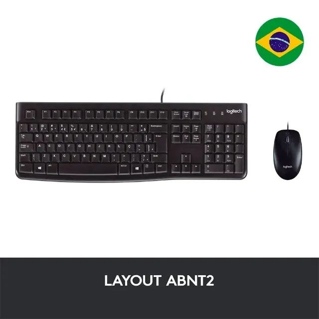 Kit Teclado e Mouse Logitech K120/M90 - WZetta - Foto 2