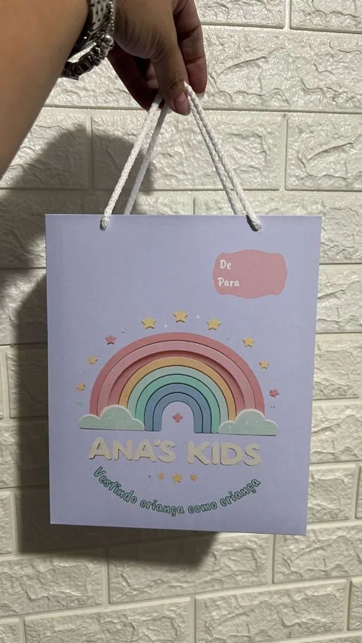 Sacola de presente Ana's Kids - Foto 2