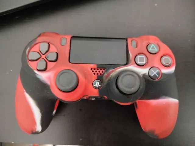 Controle PS4 - Acompanha Capa Protetora (Não aceito trocas)  - Foto 4
