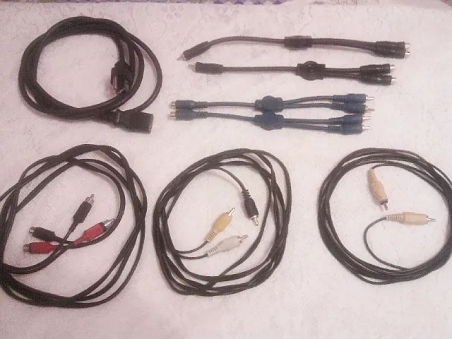KIT DE CABOS E CONECTORES PARA SONORIZAÇÃO