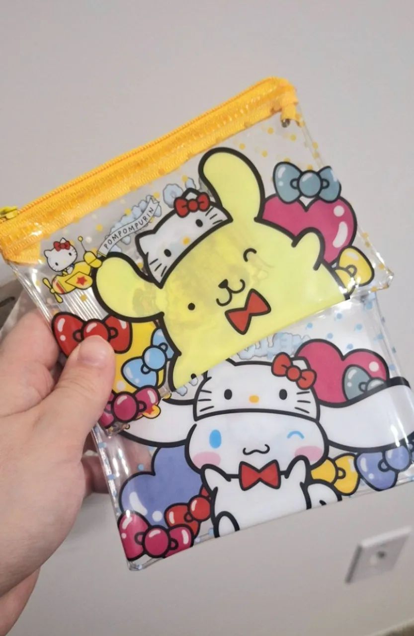 Caixa Papelaria Sanrio: Kuromi, Hello Kitty, My Melody, Cinnamoroll - Foto 3