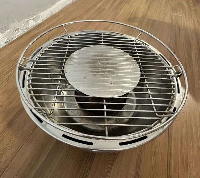 Churrasqueira Portátil a Carvão - FISS KOSS Grill - Ocean - Foto 3