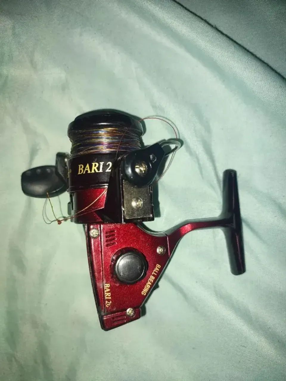 Molinete de pesca Argus Bari BA 200 (impecável) - Foto 3