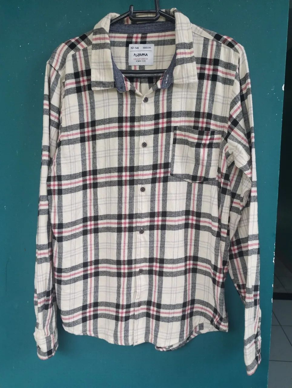 Camisa xadrez infantil