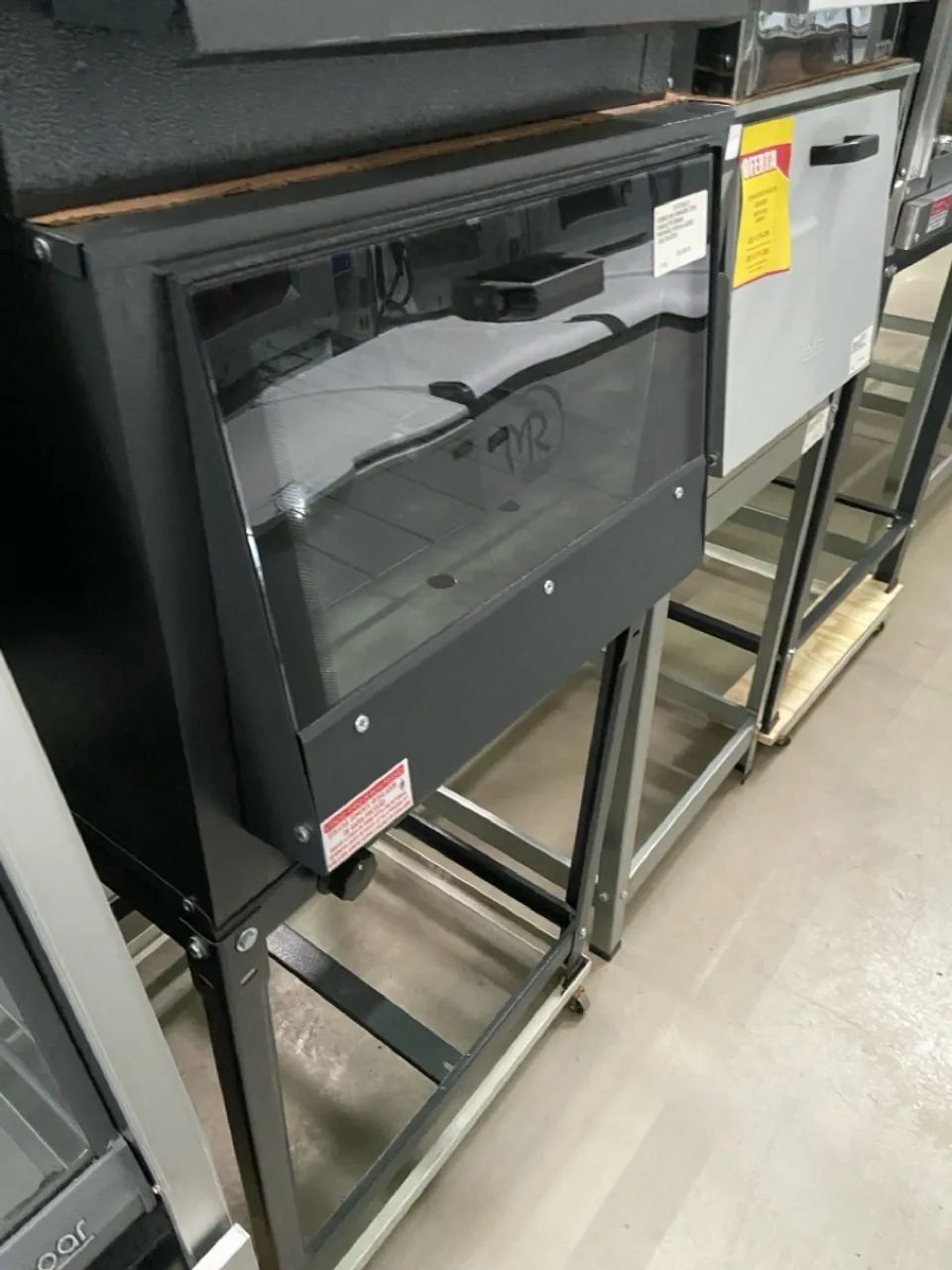 FORNO INDUSTRIAL GRANDE COM CAVALETE BAIXA PRESSÃO PORTA VIDRO - MR FOGÕES  - Foto 4