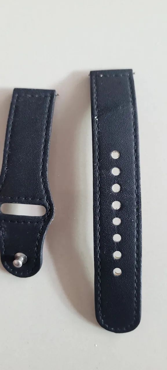 Pulseira para Samsung Watch / Relógio - Couro Preto
