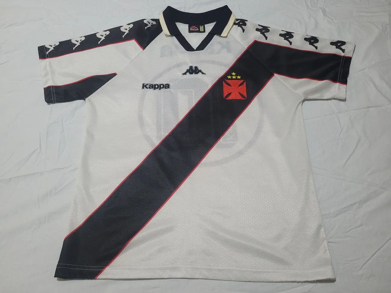 Camisa original Vasco Kappa brasileiro 1997 #10 Edmundo 