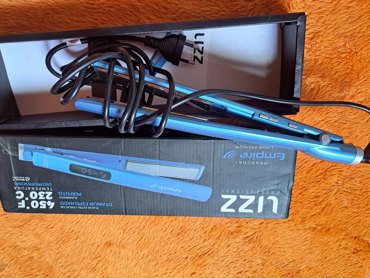 Prancha de Cabelo Lizz Empire Titanium 450°F - Bivolt - Foto 3