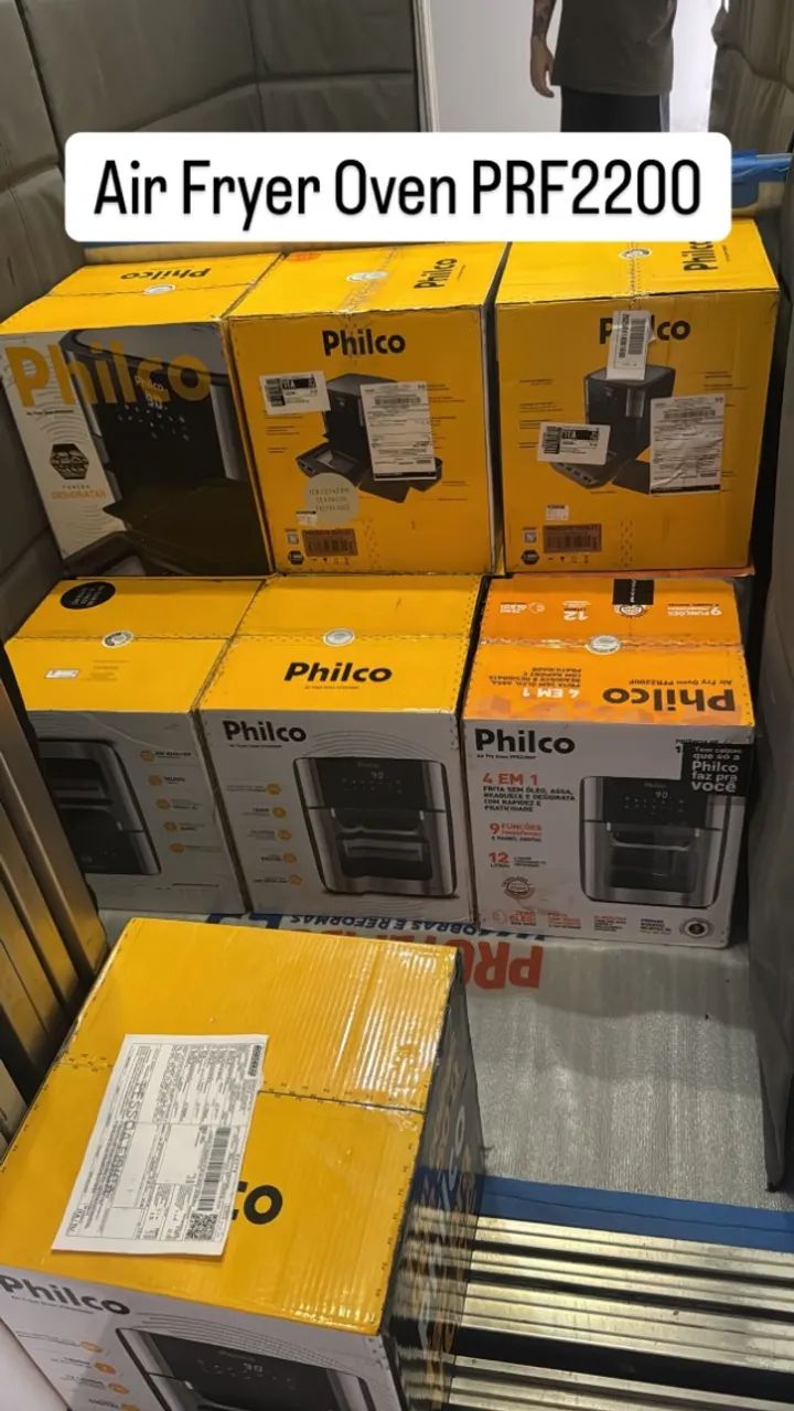 Fritadeira air fryer oven Philco PFR2200 4 em 1 12 litros 1800W