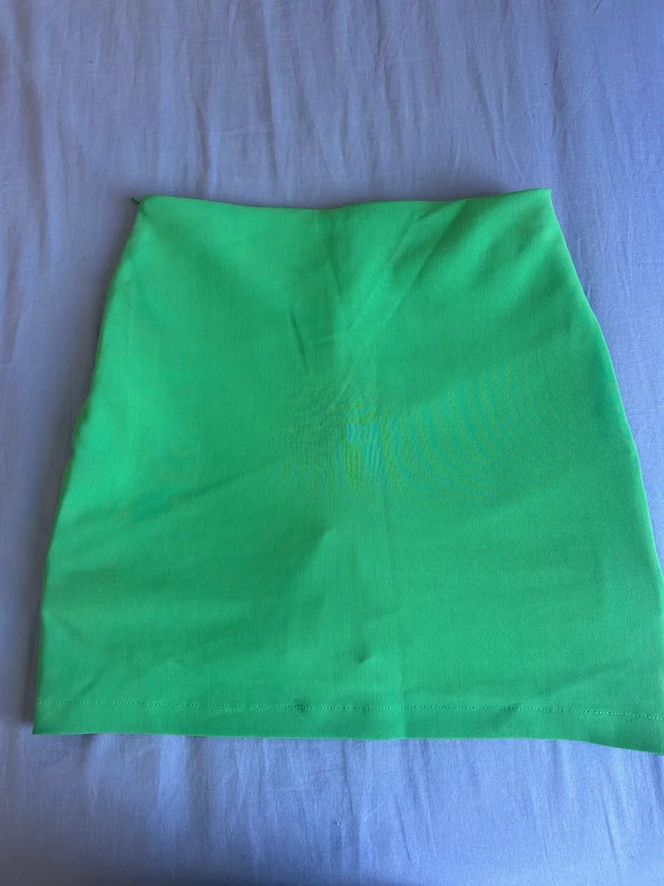 Short Saia Verde Detalhada  - Foto 3