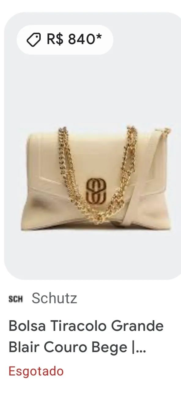 Bolsa Schutz nunca usada 