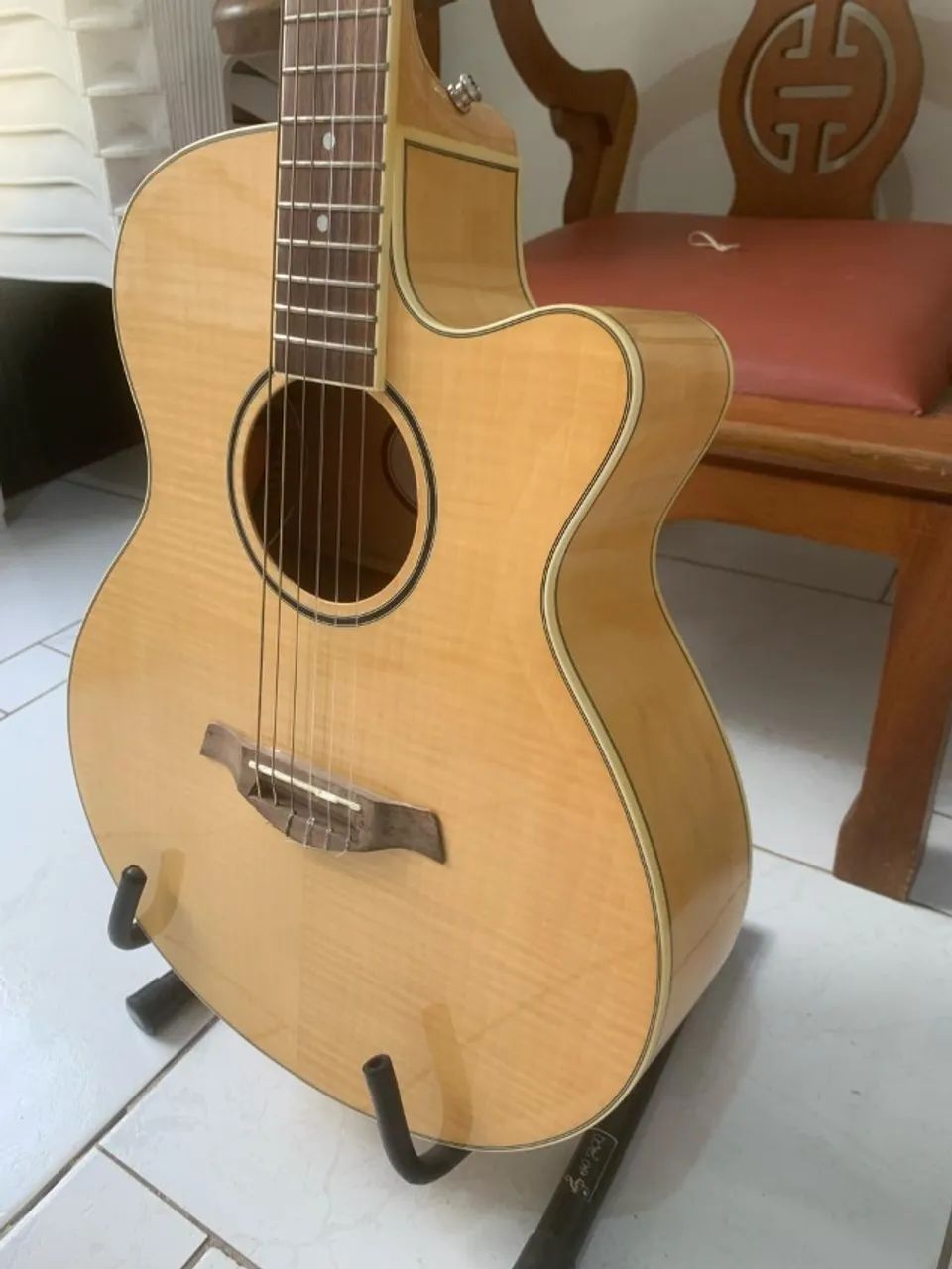 Violão Morris Eletro-acustico Nylon em estado de novo - Foto 3