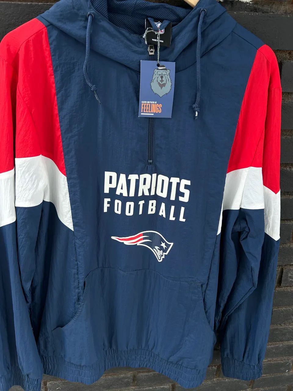 Corta vento  NFL  Patriots 