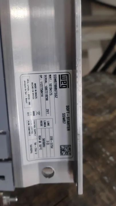 Soft Starter Weg SSWO7 novo - Foto 6