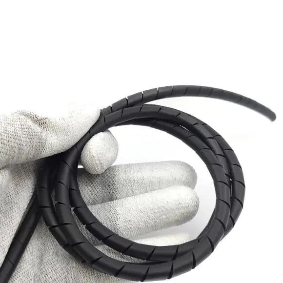 Organizador Cabos Em Espiral 1 Metro - Cor Preto *ENTREGA GRÁTIS* - Foto 3