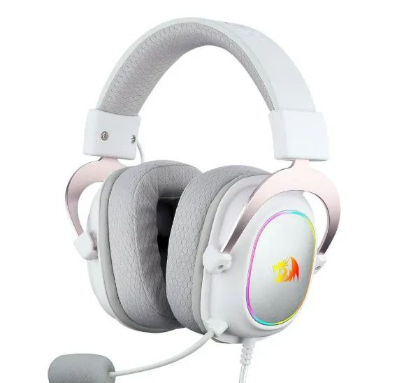 HEADSET GAMER REDRAGON ZEUS X RGB 7.1 ROSE - Foto 2