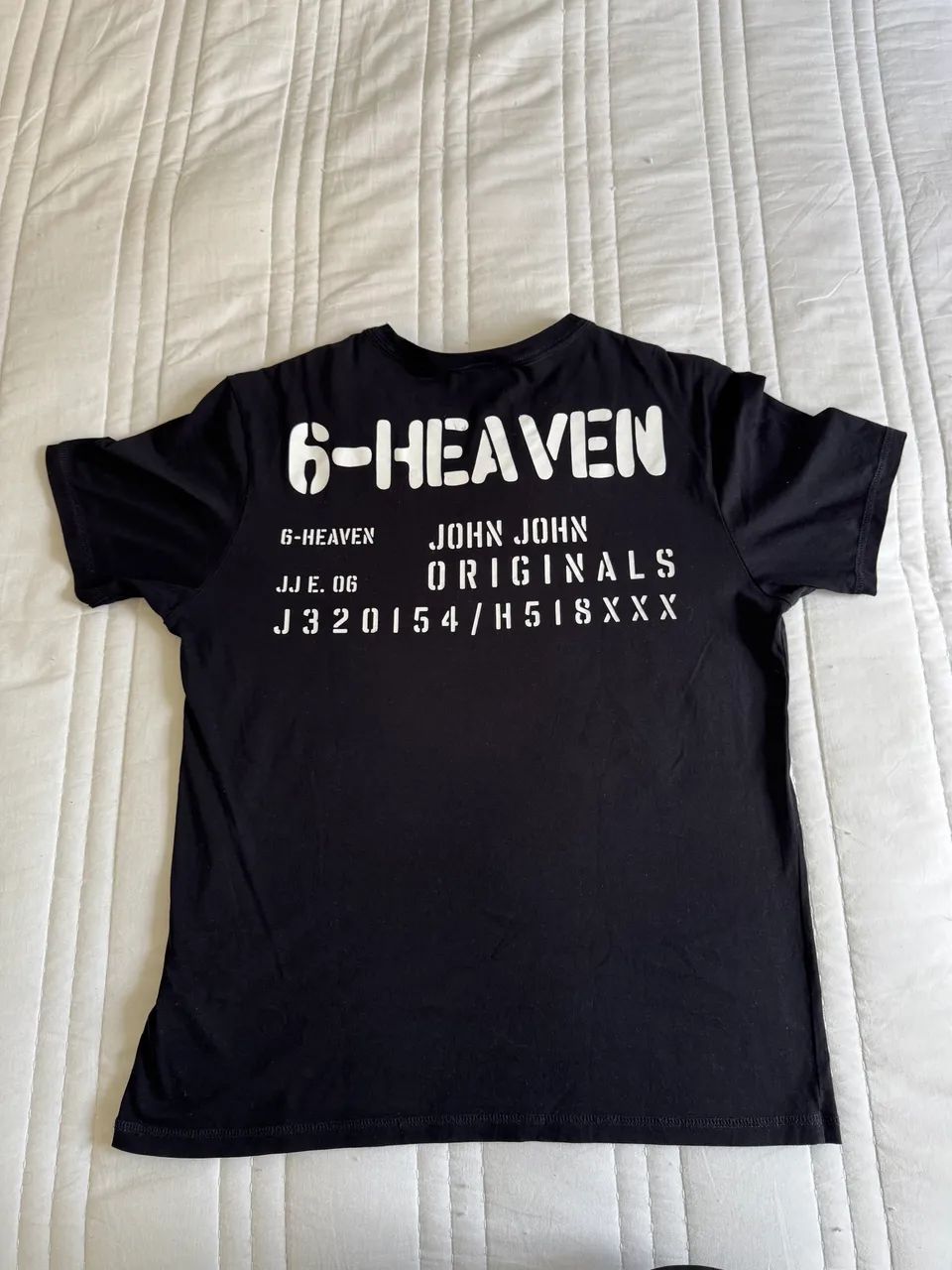 Camiseta John John 6 heaven Preta