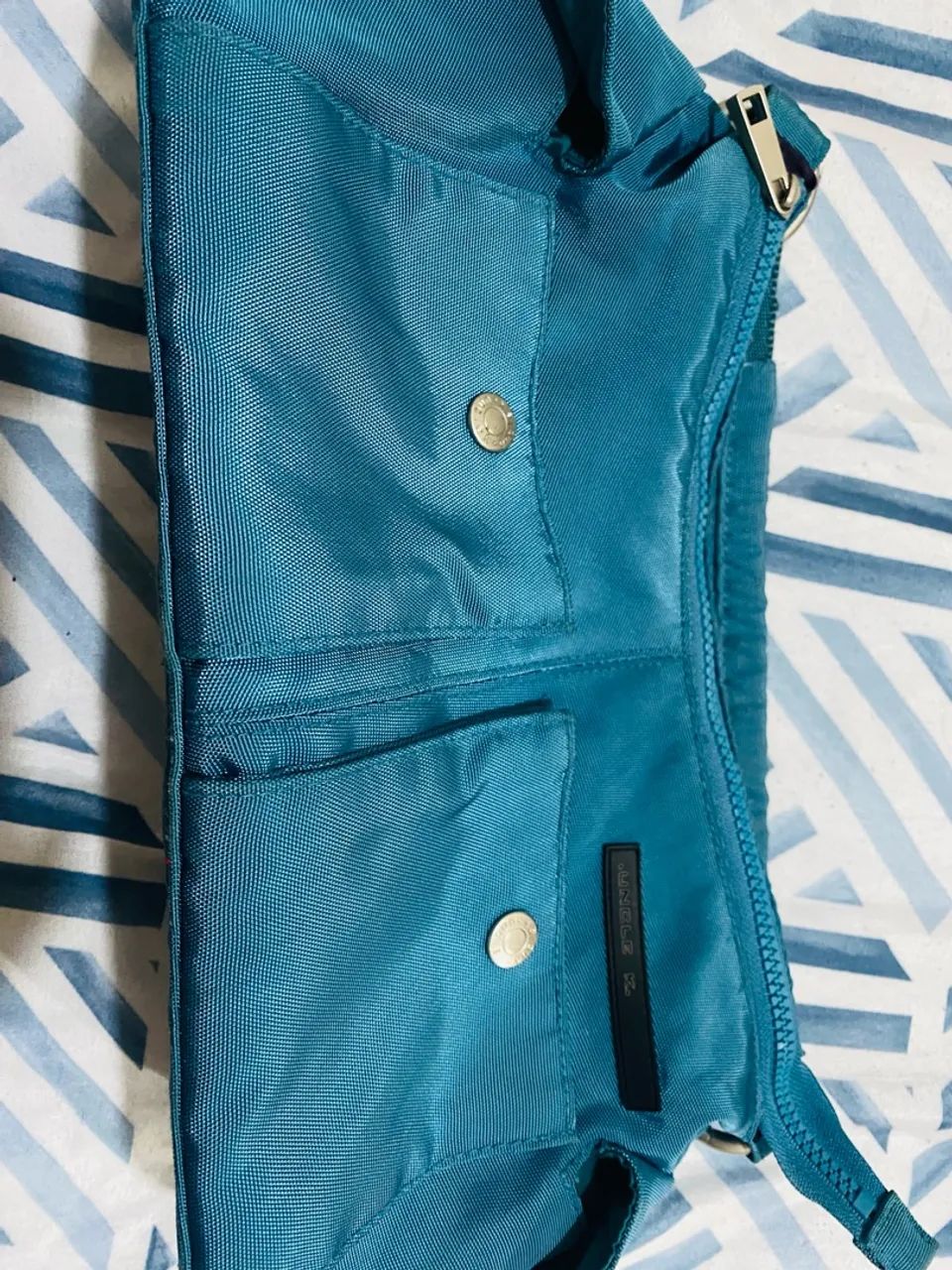 Bolsa de ombro azul Unkle k