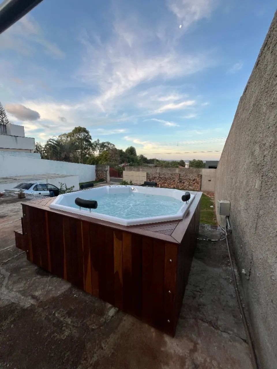 Spa 8 lugares com Deck Madeira super completo (Jacuzzi, banheiras e ofurô ) - Foto 4