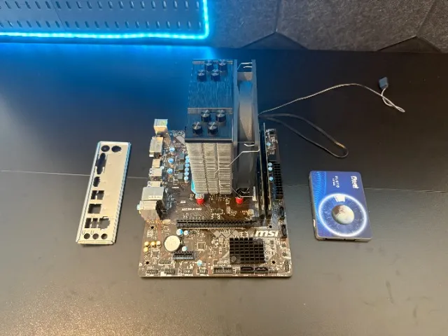 Kit Upgrade Ryzen 5 2600 Placa MSI A320m 512GB SSD e 16GB RAM NOVO