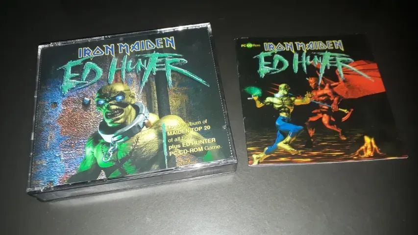 IRON MAIDEN - ED HUNTER TRIPLO BOX com DUPLO CD + GAME CD - Foto 5