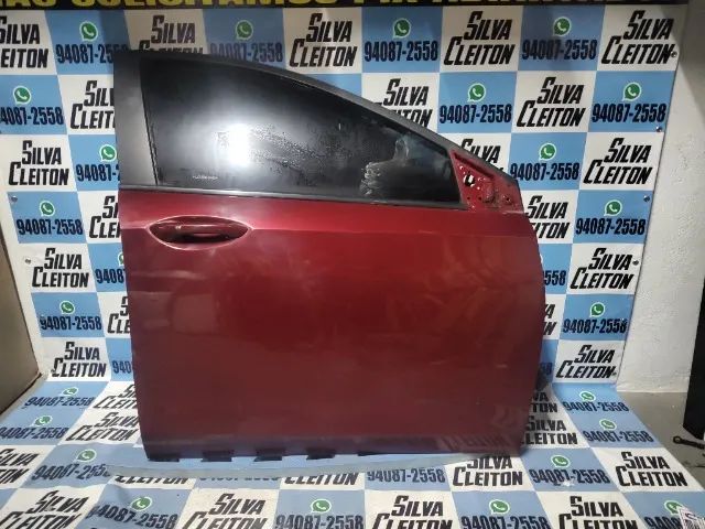porta dianteira direita onix 2020 2021 2022 2023 2024 2025 cor vermelha 
