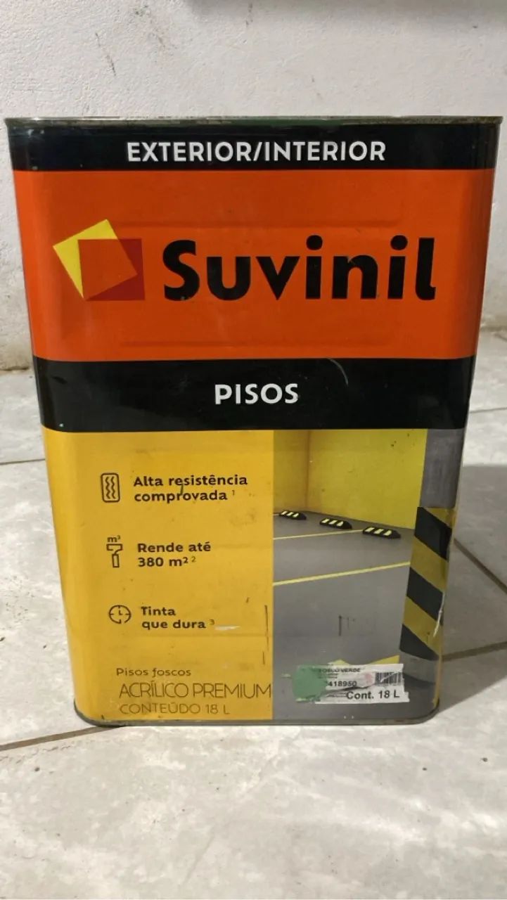 Tinta Suvinil para Pisos Acrílico Premium 18 Litros