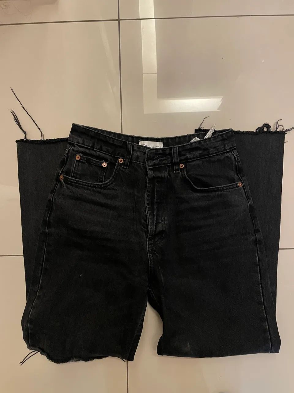 Calça preta Zara
