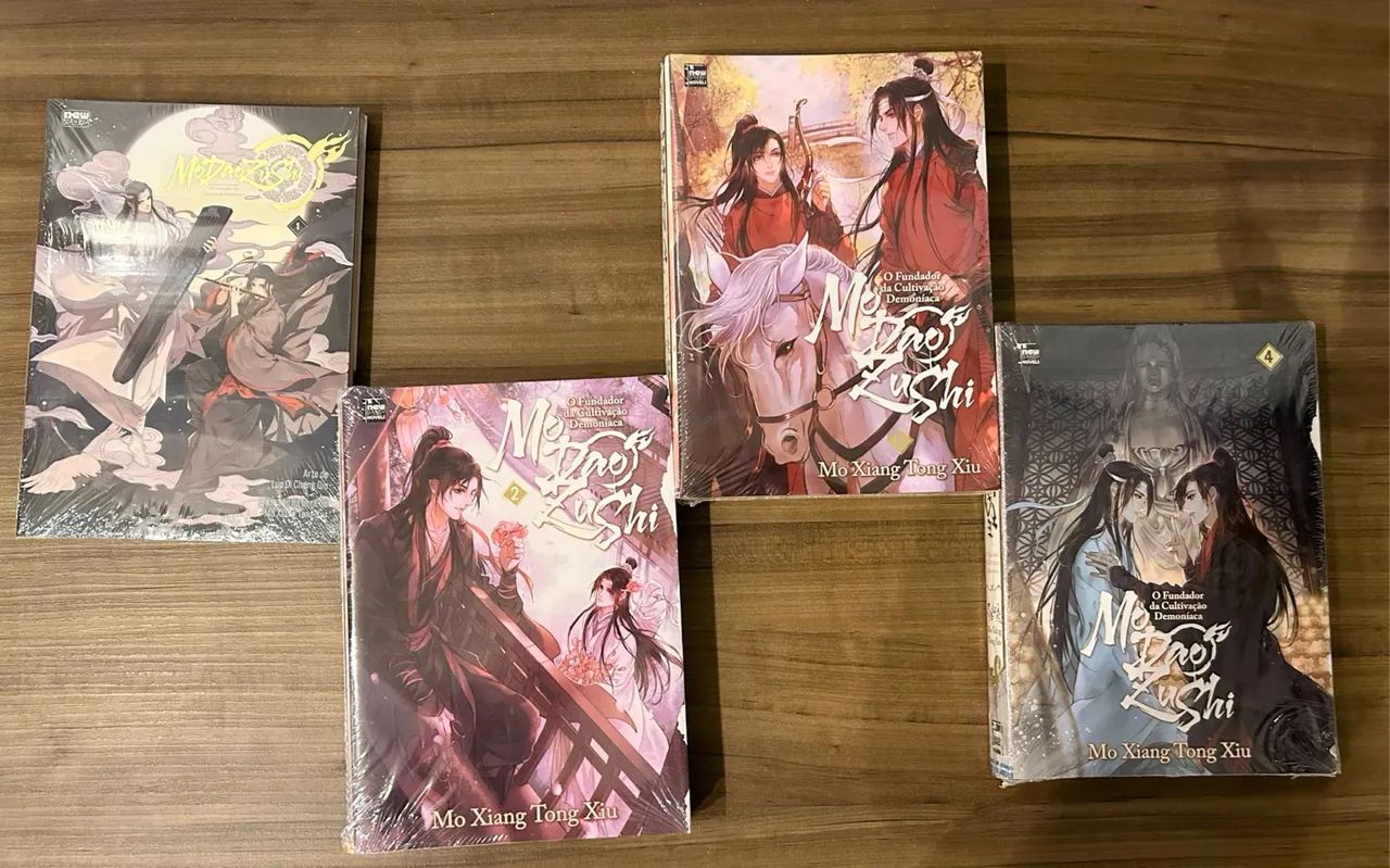 Vol 1 ao 4 lacrados - Mo Dao Zu Shi: O Fundador da Cultivação