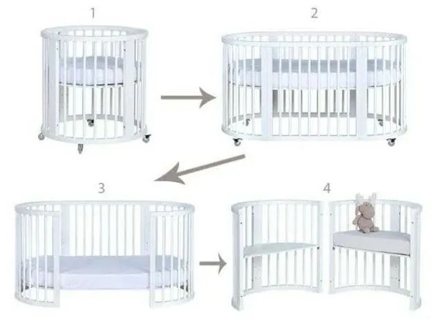 Berço crescer sleeper 4 em 1 - Foto 5