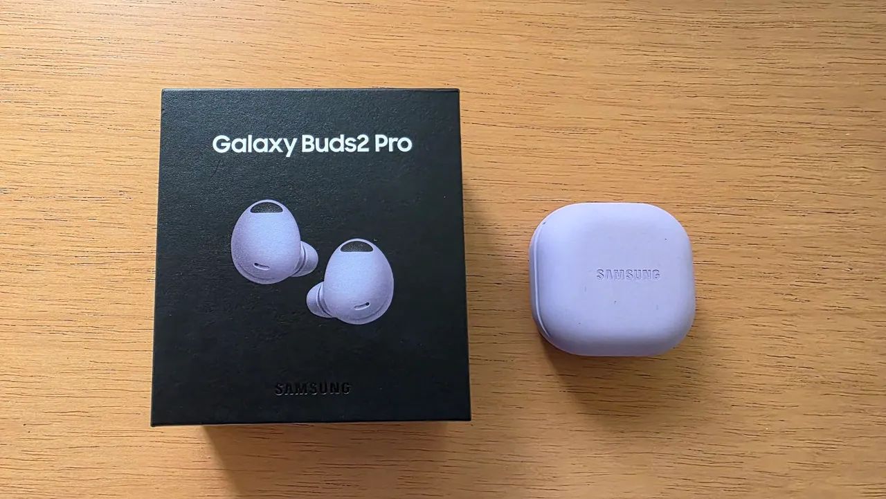 Samsung galaxy buds 2 pro em perfeito estado com caixa e nf