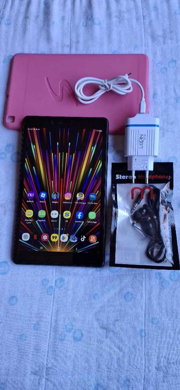 Tablet Samsung Tab A Chip 4G faz Ligacao 32Gbs e 8 polegadas 570