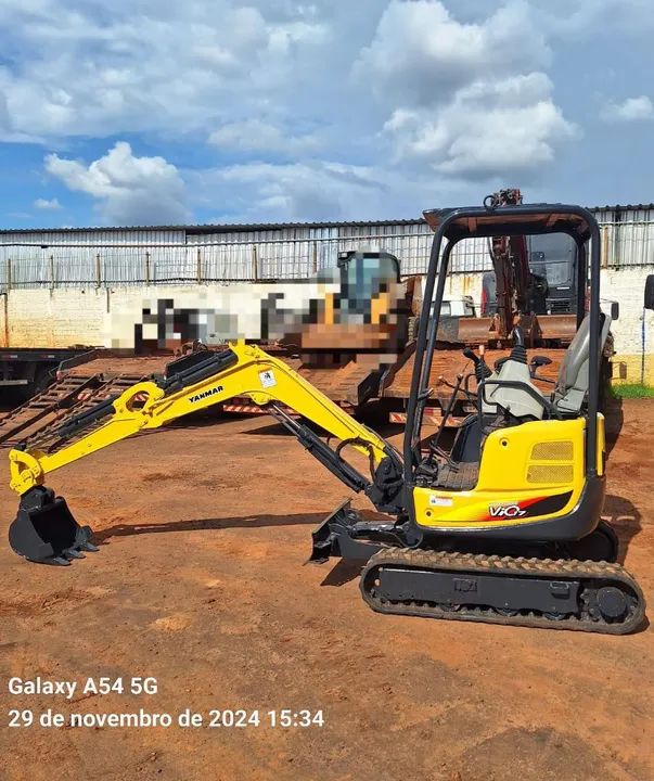 Mini máquina escavadeira Yanmar Vio17  - Foto 5