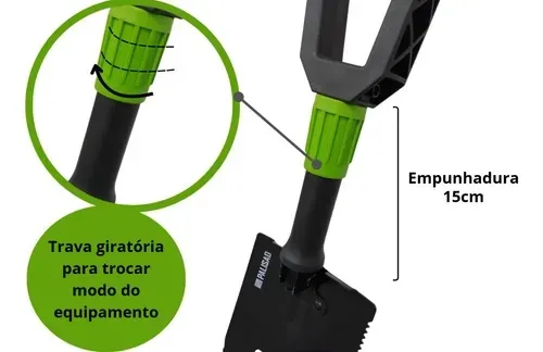 Pá De Bico Aço Dobrável Serrilhada Camping Pazinha Off-road
