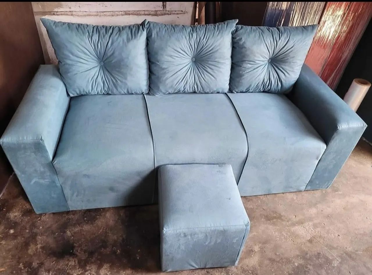 Promoção Sofá 3 lugares com almofadas  - Foto 5