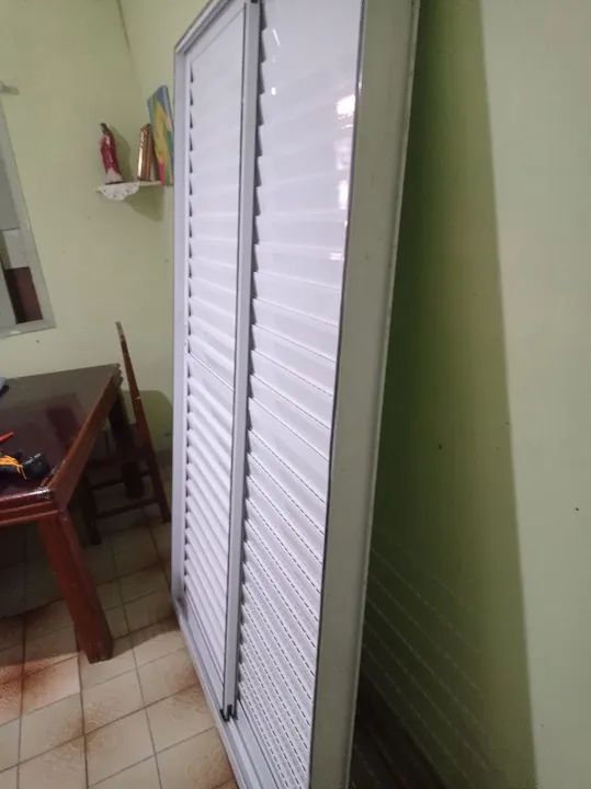 Porta de Alumínio Balcão de correr lateral 2 folhas - Foto 2