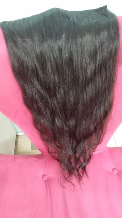 Cabelo humano castanho, loiro perolado e dourado - Foto 4