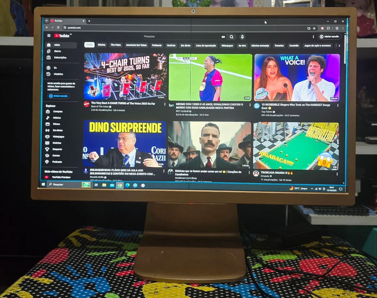 PC TUDO NA TELA LG 24 POLEGADAS! - Foto 4