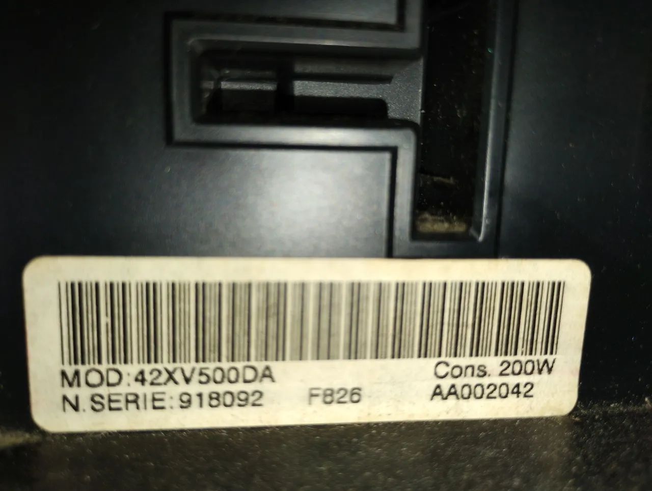 TV Toshiba 42 polegadas Modelo 42XV500DA com defeito mancha na Tela - Foto 2