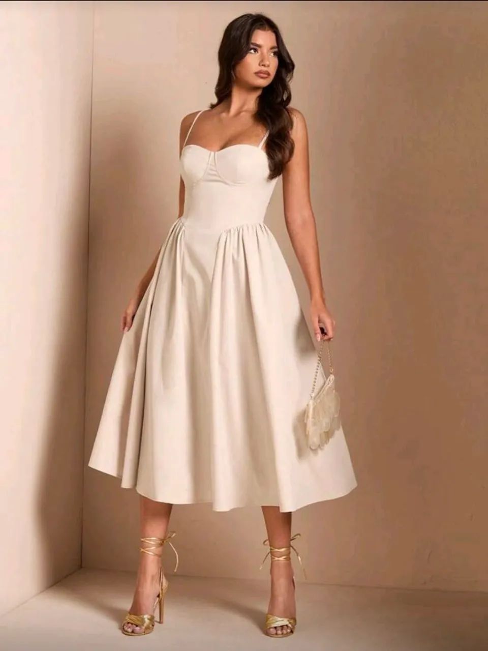 Vestido midi Elegante (Novo)