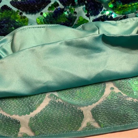 Fantasia Vestido de Paetê Princesa Ariel  - Foto 4