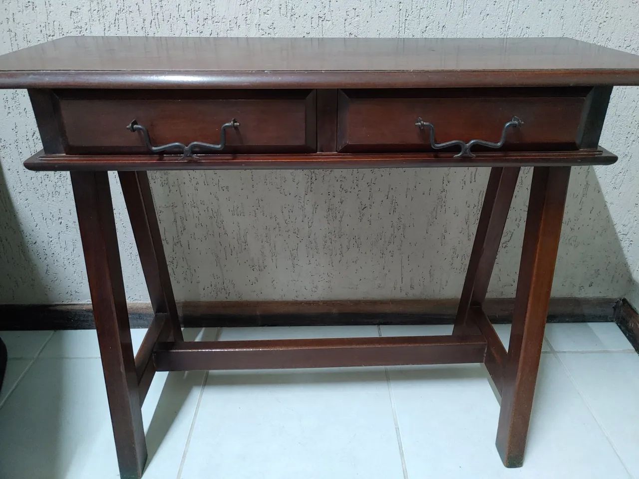 Escrivaninha vintage maciça - Foto 3