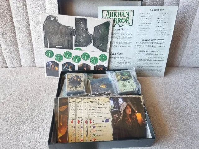 Arkham Horror 3ª Ed. + Expansões Completo NOVO - Foto 6