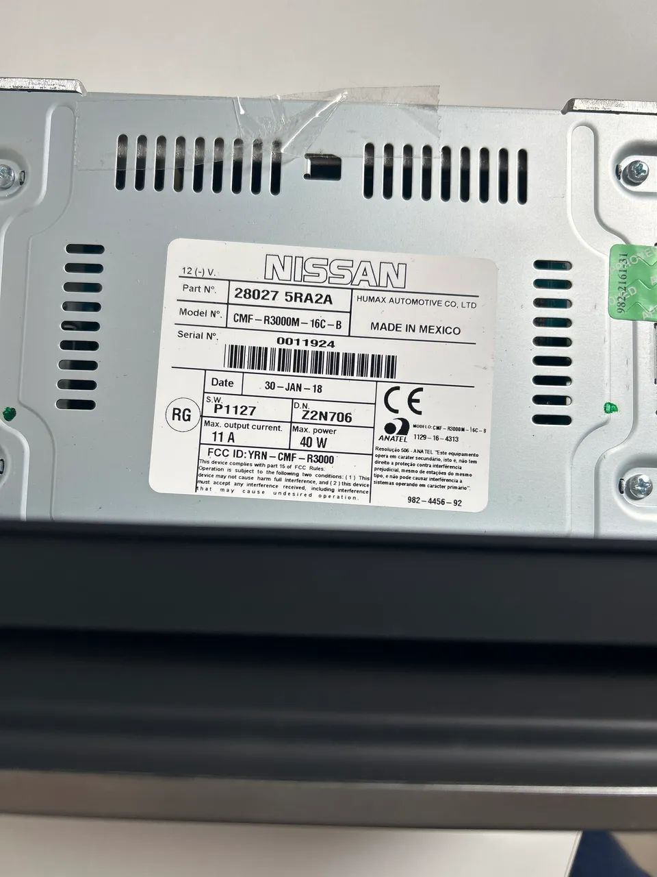 APARELHO DE SOM Original NISSAN KICKS - Foto 2
