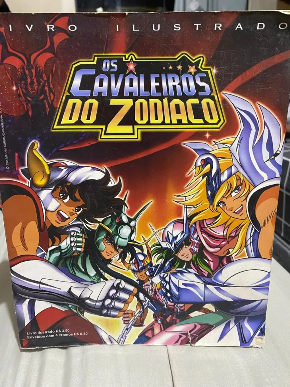 Livro Ilustrado Os Cavaleiros do Zodíaco