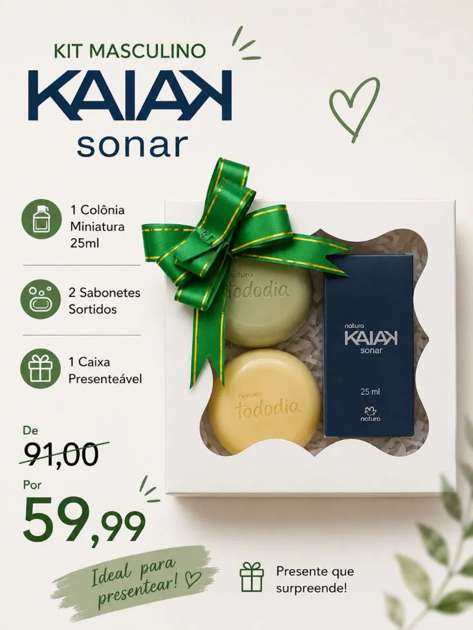 Kits Masculinos Natura  - Foto 3