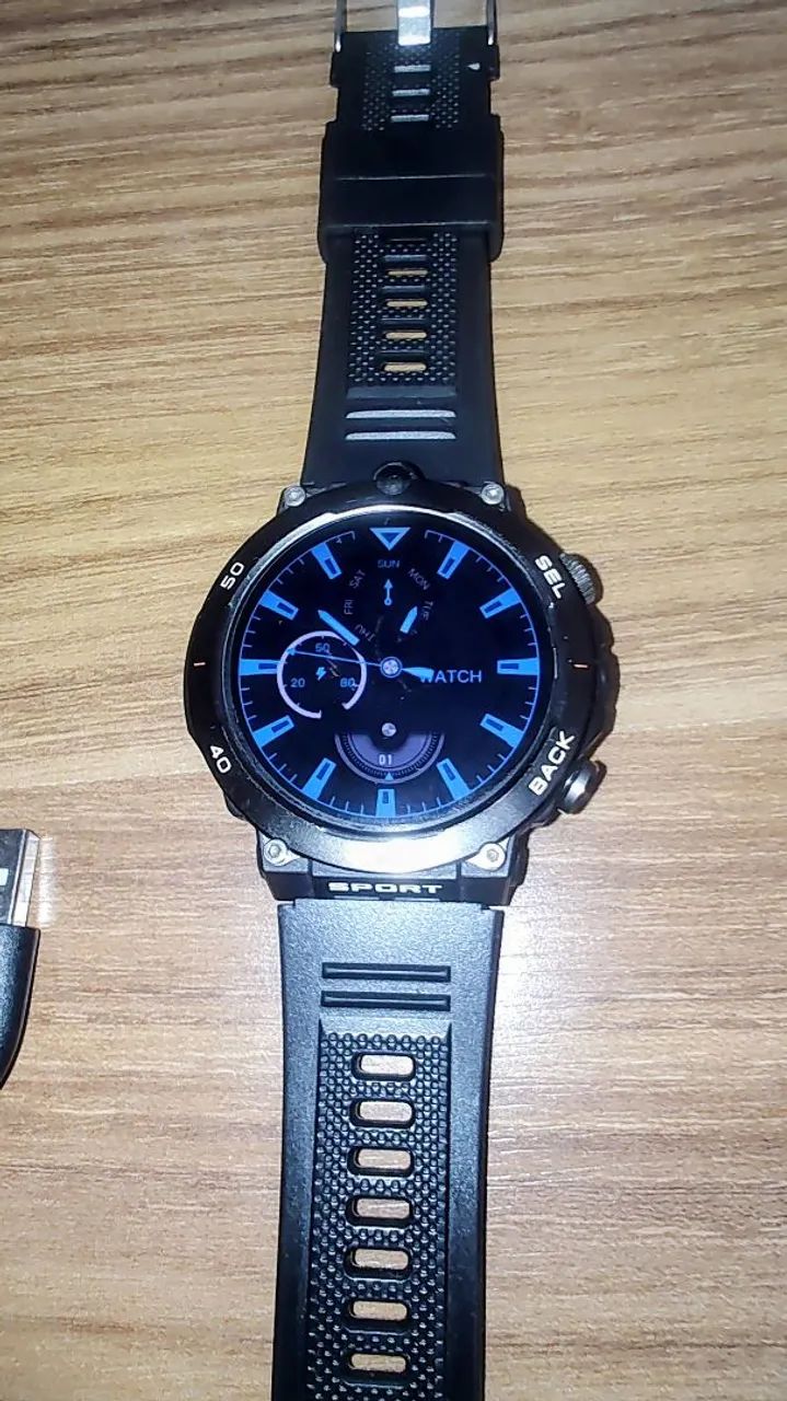 Smartwatch H10 Android/ SIM/ Duas Câmeras - Um celular no pulso  - Foto 2