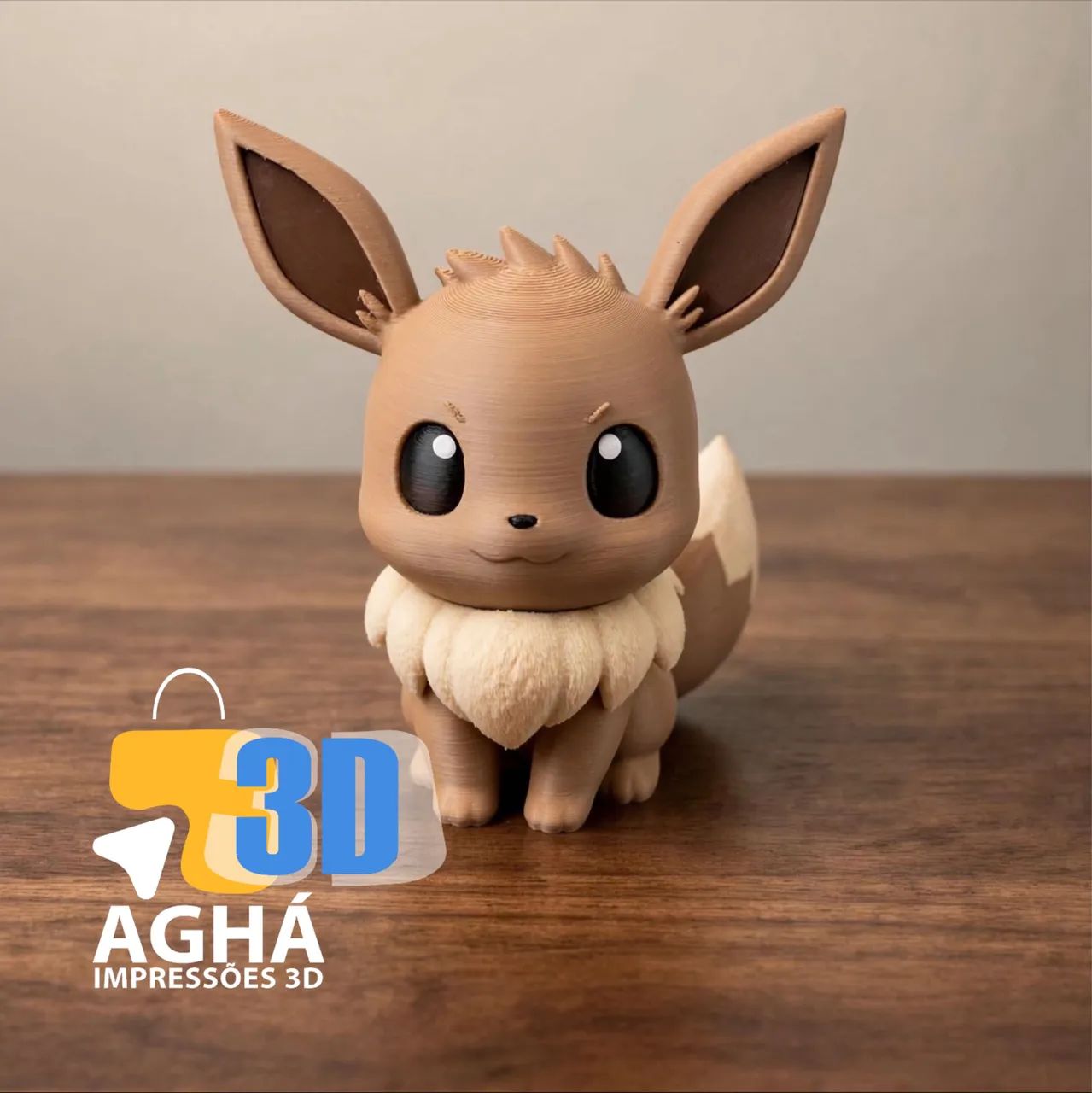 ? Mini Eevee Pokémon Impresso em 3D! ?  - Foto 3