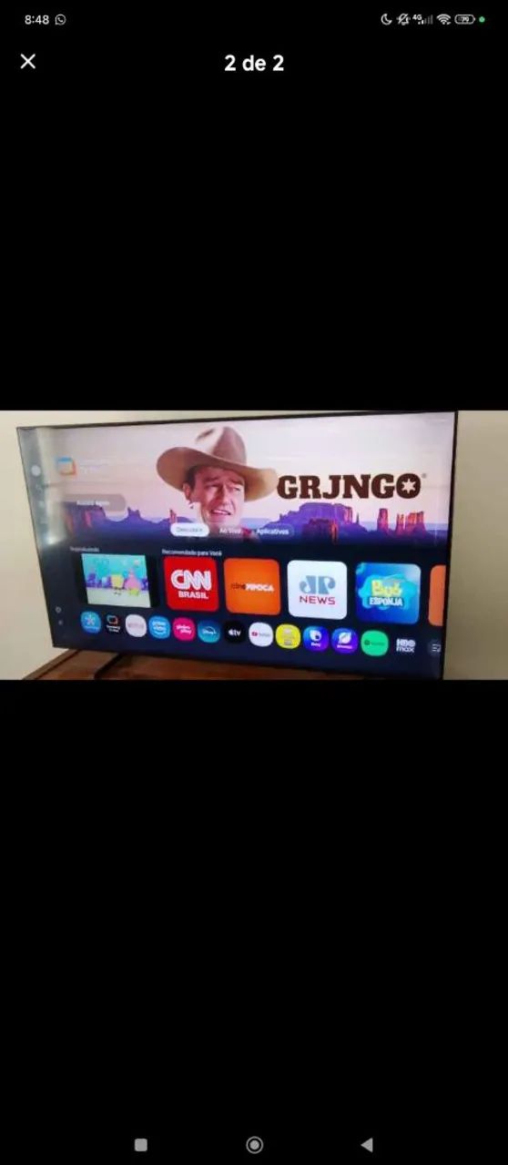 Vendo TV 55p Smart Crystal UHD - Foto 2